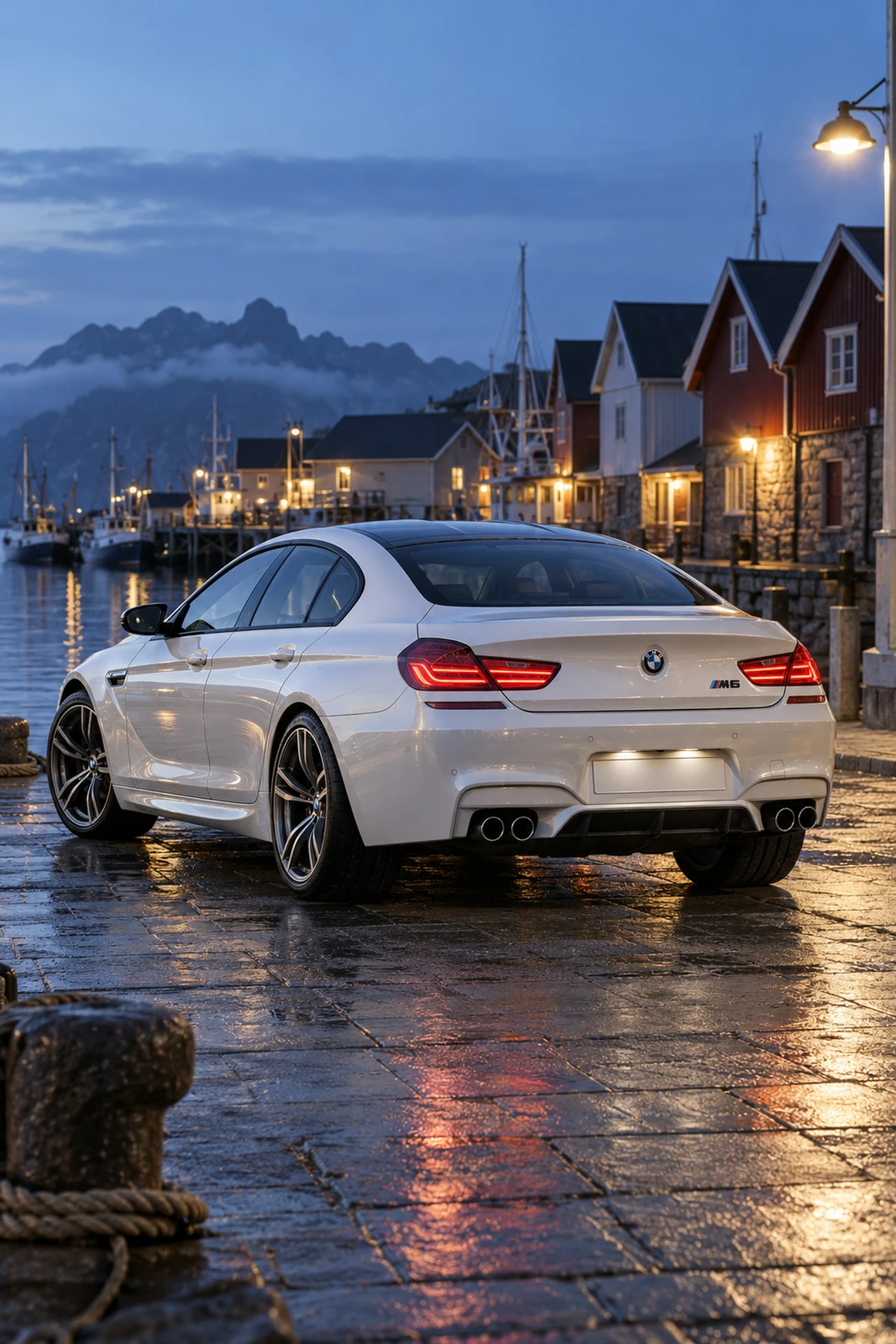 АВТО 1008333 БМВ M6 ГранКупе Белый Тихая гавань