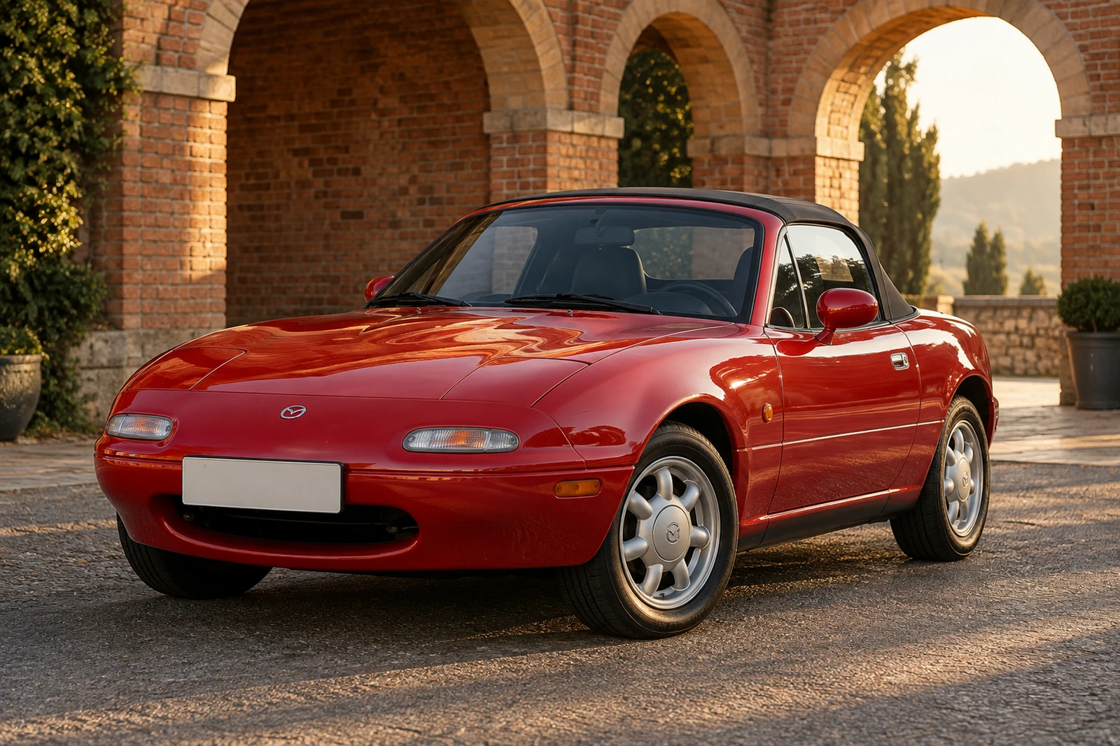 АВТО 1008406 Мазда MX5 NA Красный Свет Кирпичных арок