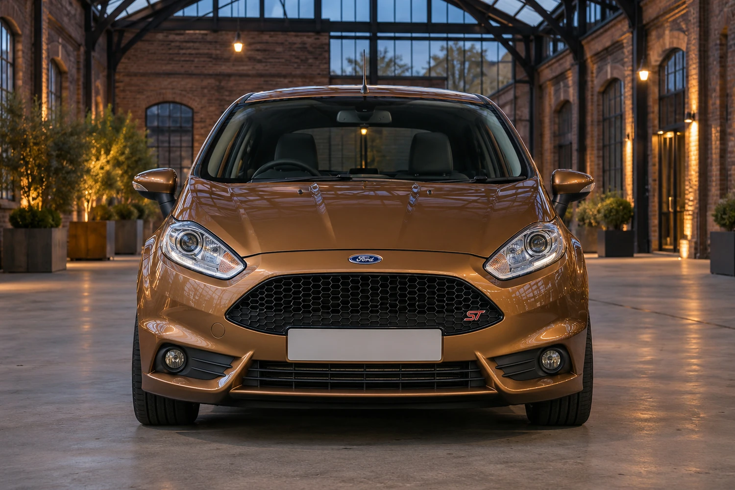 АВТО 1007398 Ford Fiesta ST Mk7 бронзовый индустриальный павильон