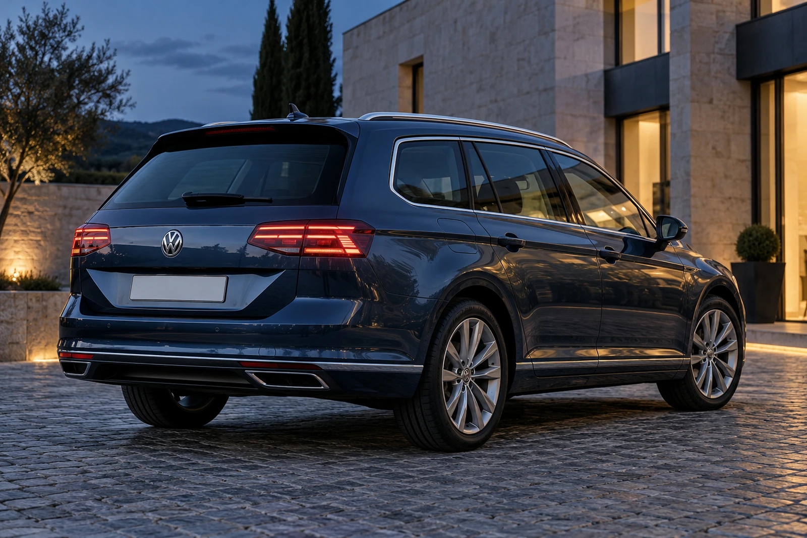 АВТО 1008010 Фольксваген Пассат Вечерний двор