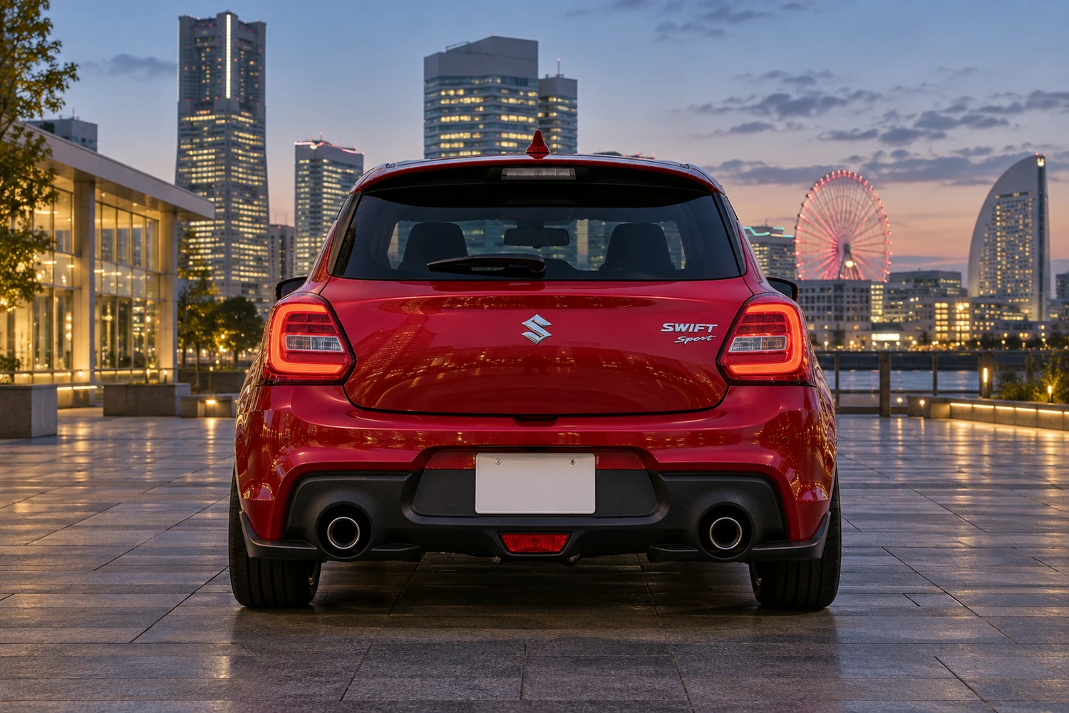 АВТО 1007236 Suzuki Swift Sport ZC33S красный Йокогама