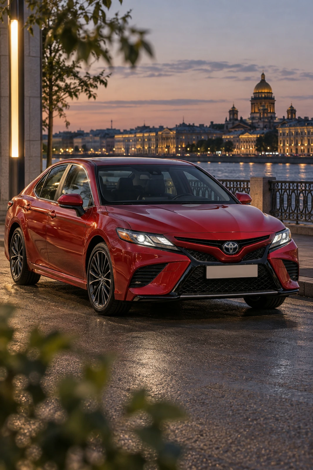 АВТО 1007913 Тойота Камри XSE красный Петербург