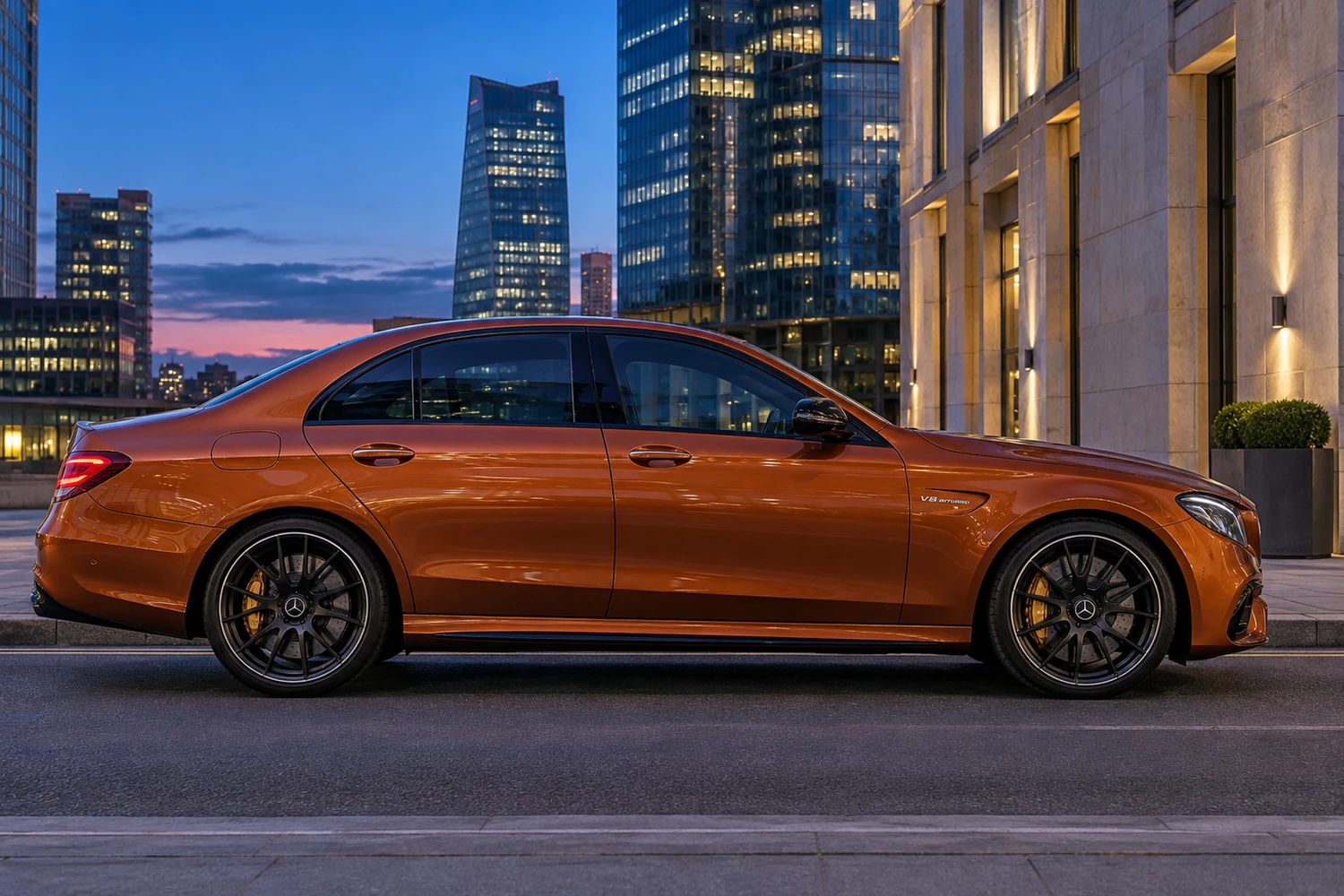 АВТО 1006763 Mercedes E63S W213 оранжевый Москва