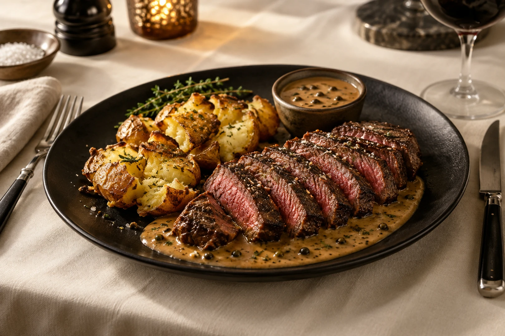 ЕДА 1000744 говяжий стейк с картофелем