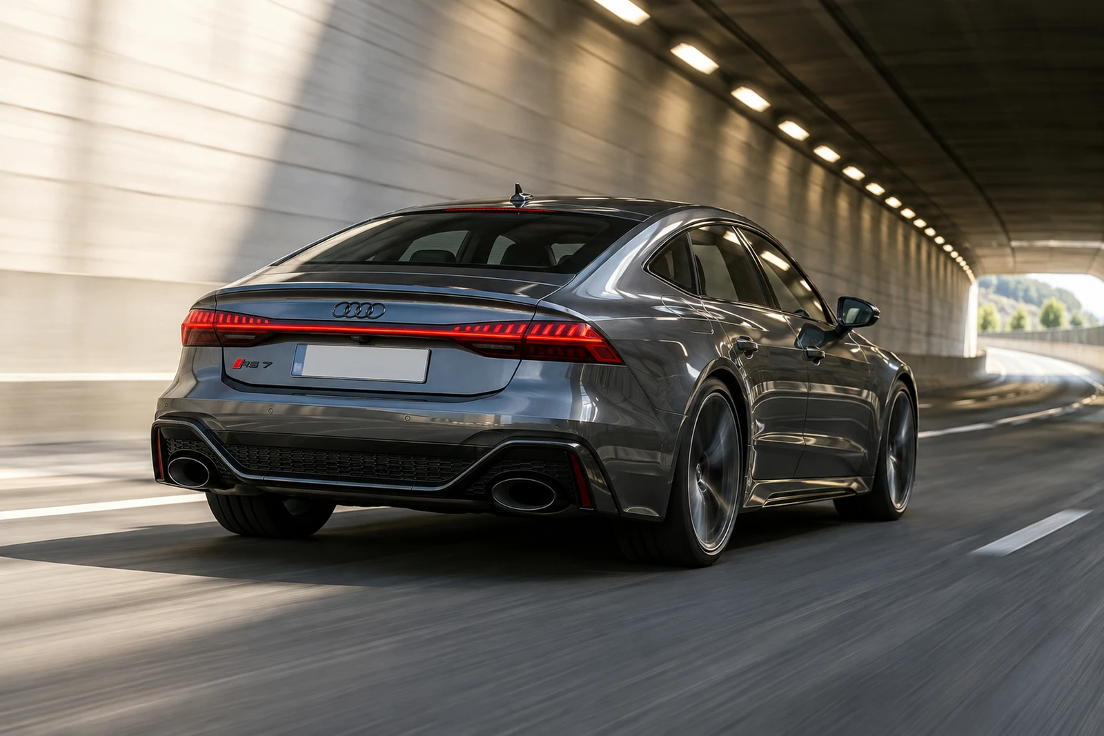 АВТО 1008014 Ауди RS7 графитовый Тоннель