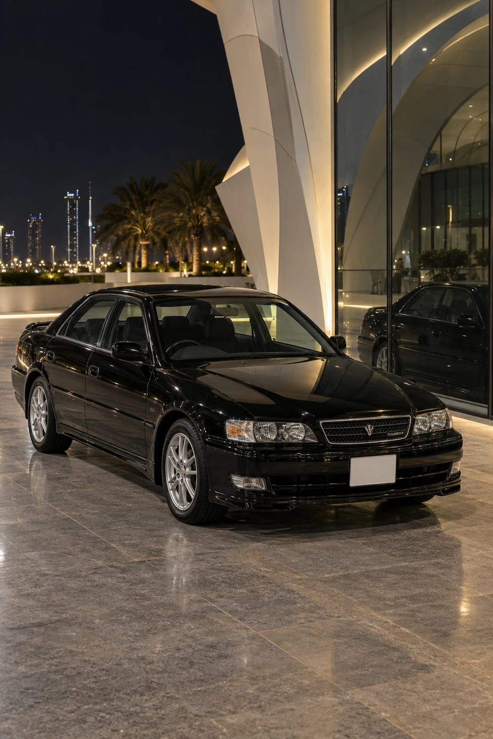 АВТО 1007268 Toyota Chaser JZX100 чёрный Абу Даби