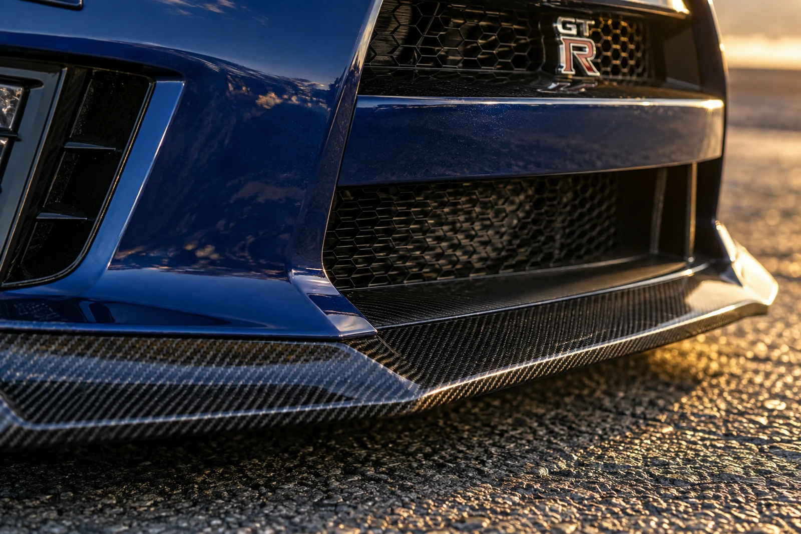 АВТО 1008430 Ниссан GT R Карбоновый Сплиттер