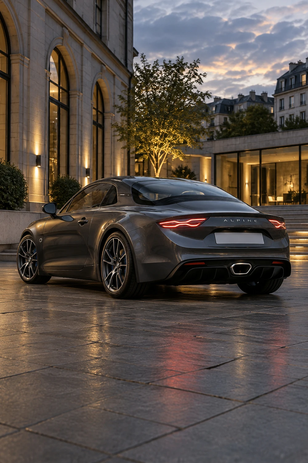 АВТО 1007323 Alpine A110 графит Цюрих