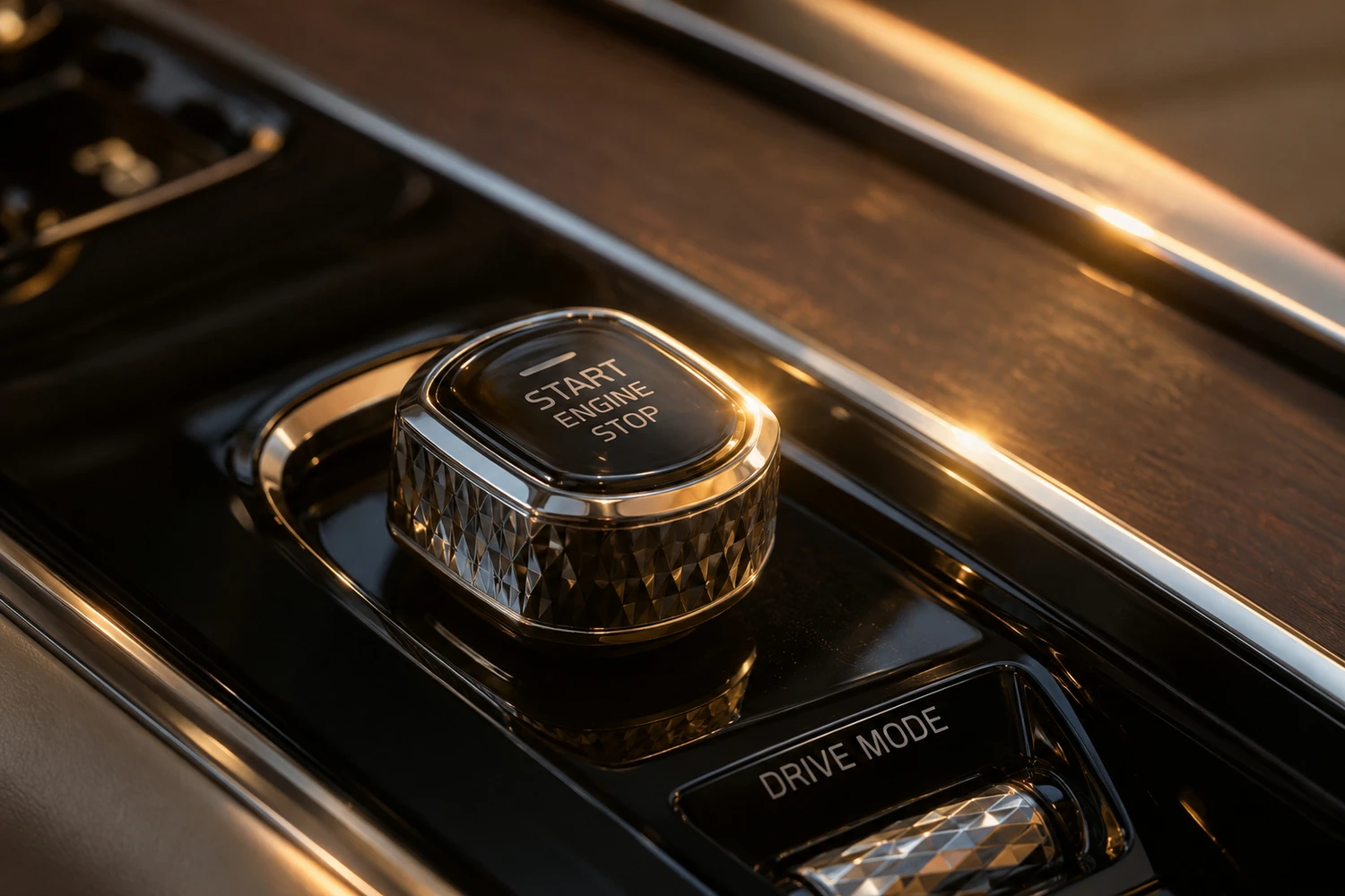 АВТО 1006823 Volvo S90 серебристый рифлёный переключатель