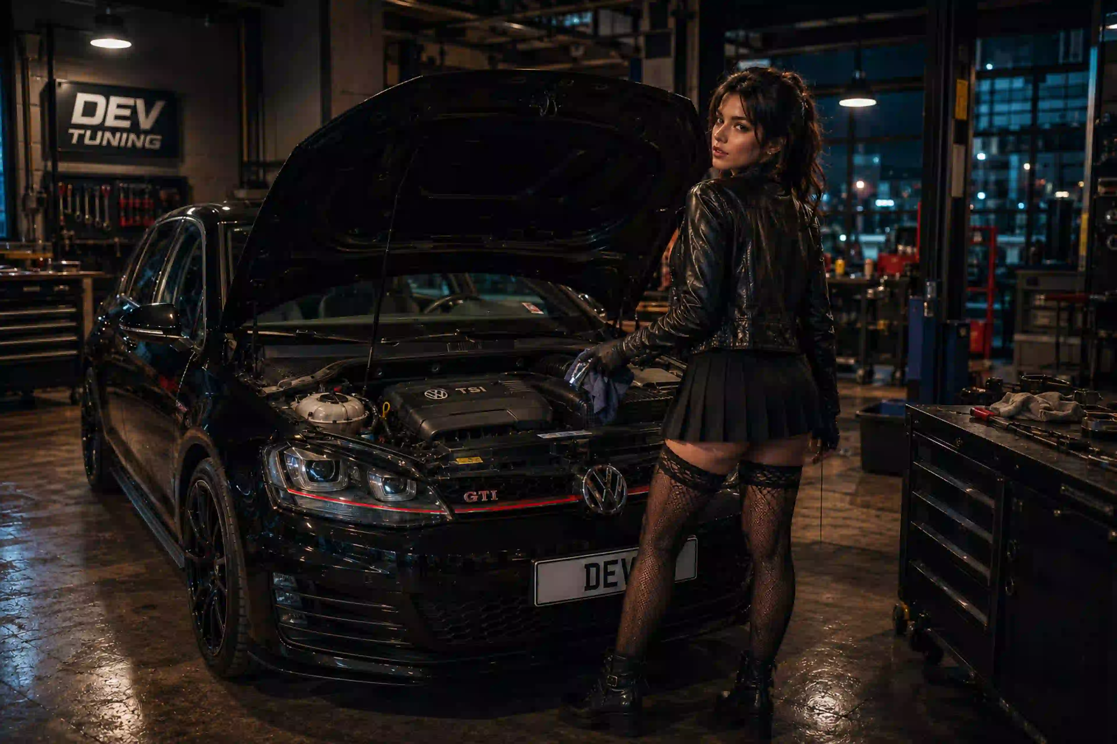 ДЕВ 00555 девушка ночная мастерская dev tuning
