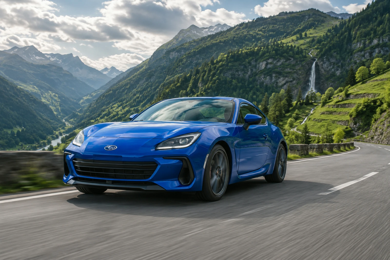 АВТО 1007772 Субару-BRZ-зелёная-долина