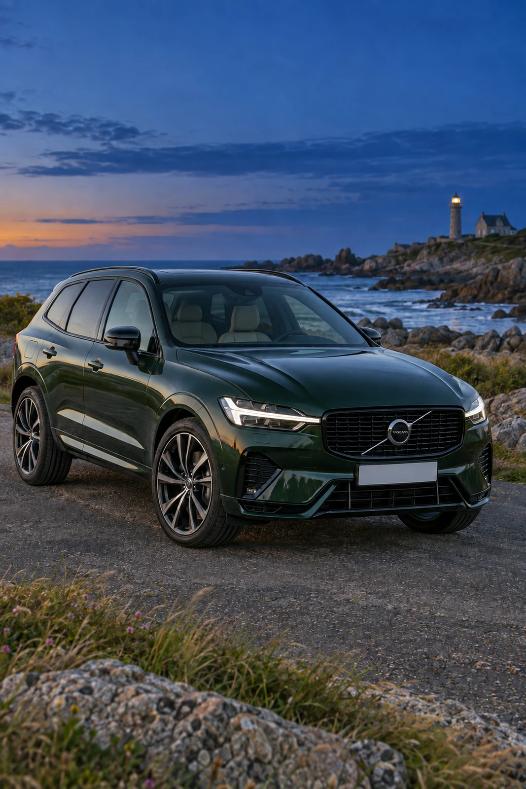 АВТО 1008121 Вольво XC60 зелёный Берег Бретани