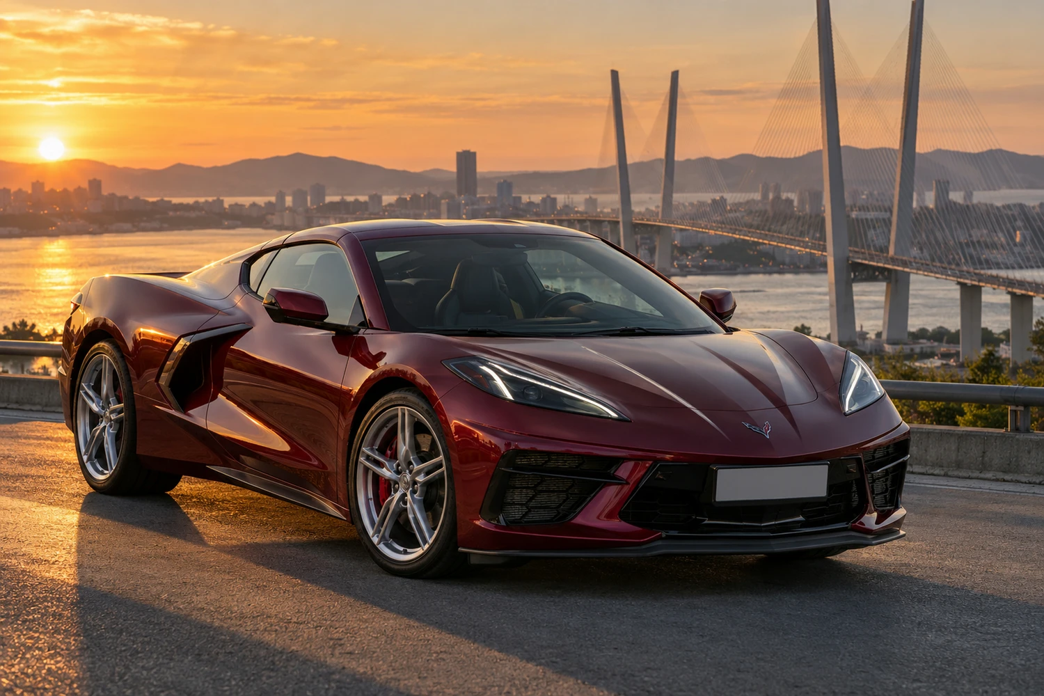 АВТО 1006961 Chevrolet Corvette C8 бордовый Владивосток