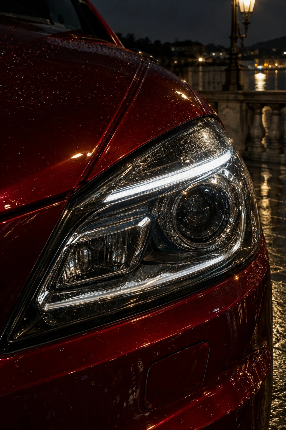 АВТО 1007284 Mercedes C63 W204 деталь лицо фар