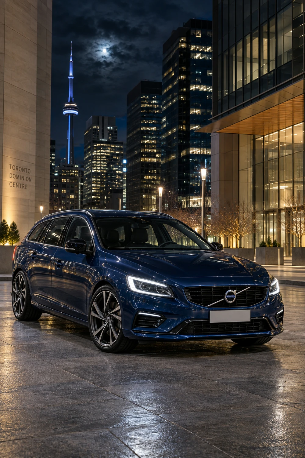 АВТО 1007164 Volvo V60 Polestar тёмно синий Торонто