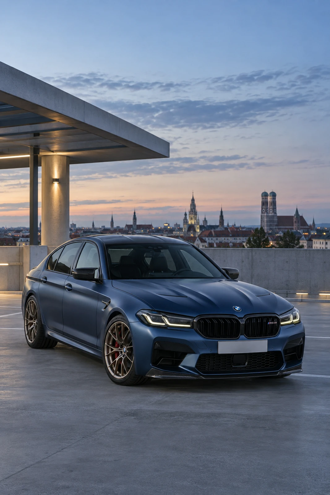 АВТО 1007709 БМВ-M5-CS-крыша-паркинга