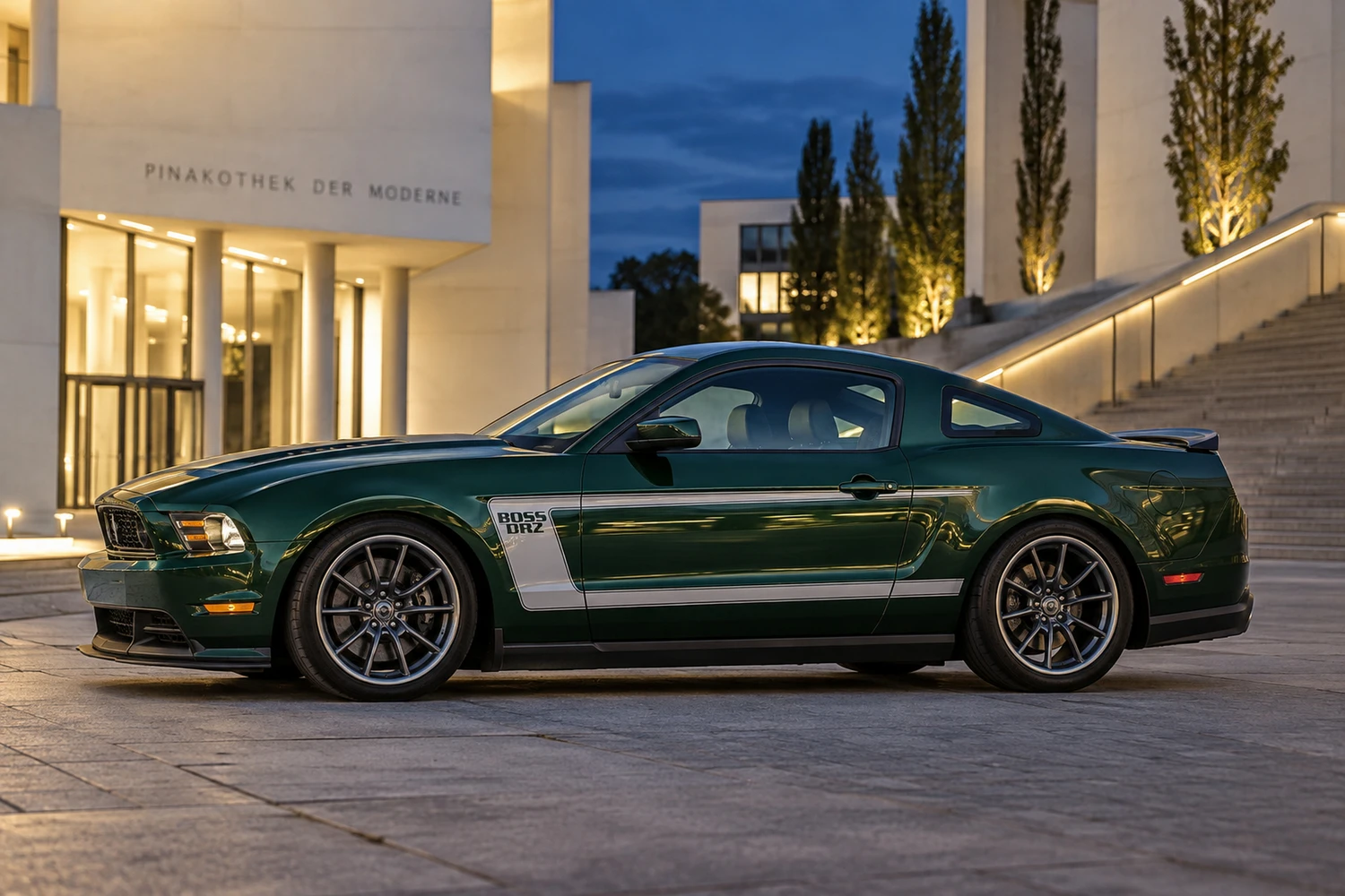 АВТО 1006896 Ford Mustang Boss302 зелёный Мюнхен