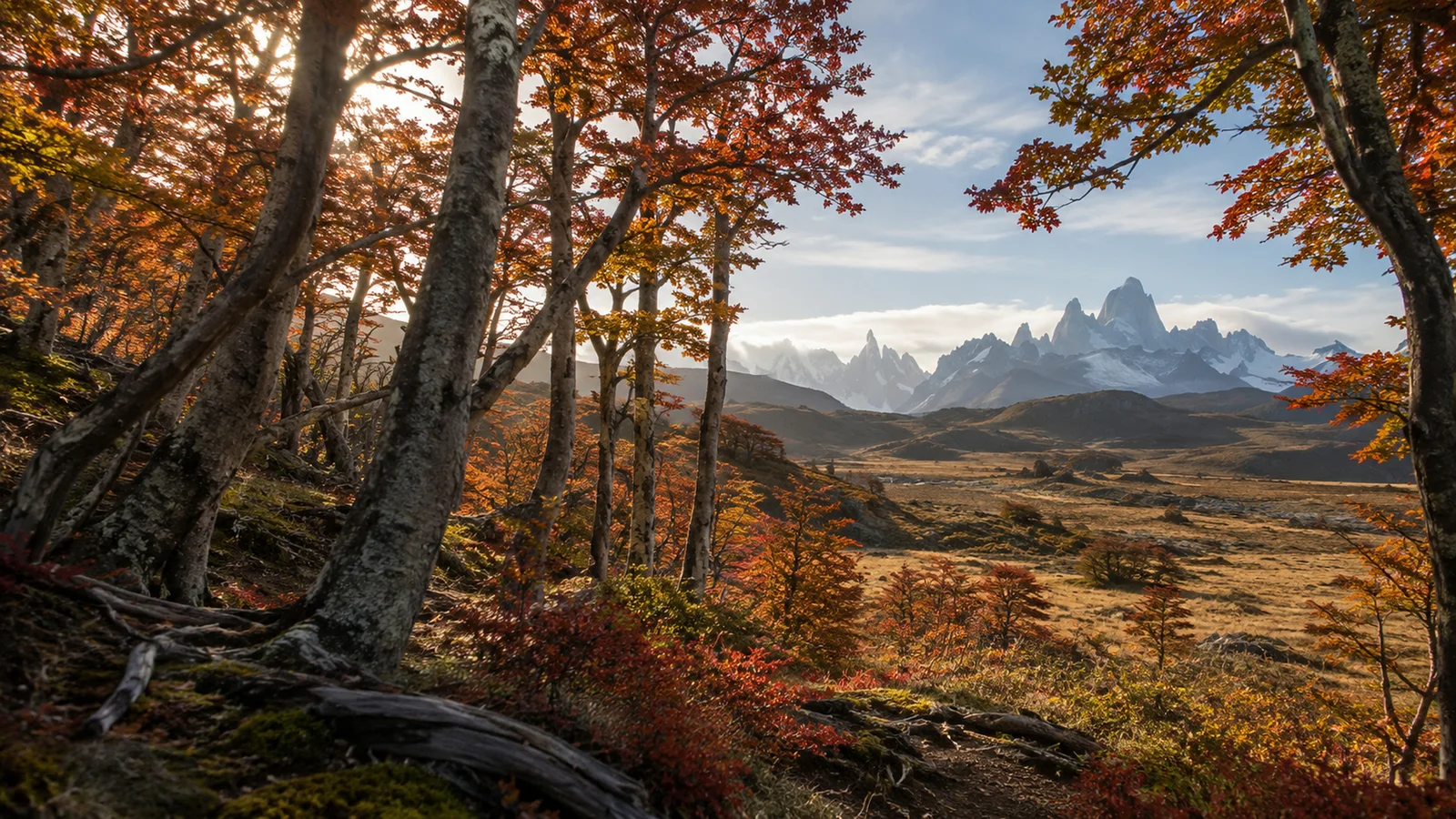 ПРН 1000472 Аргентина — осенний лес Патагонии