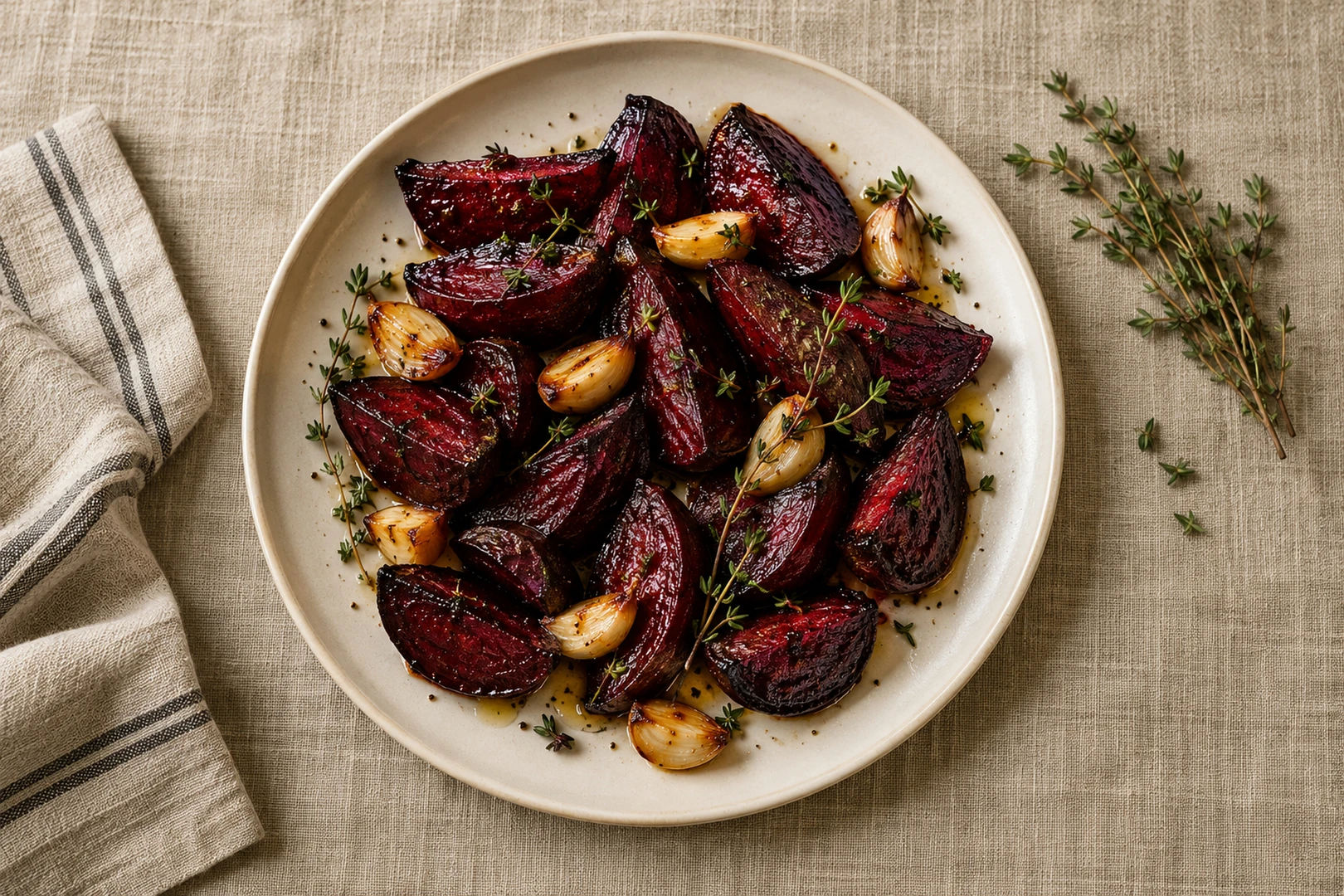 ЕДА 1000276 запечённая свёкла с чесноком