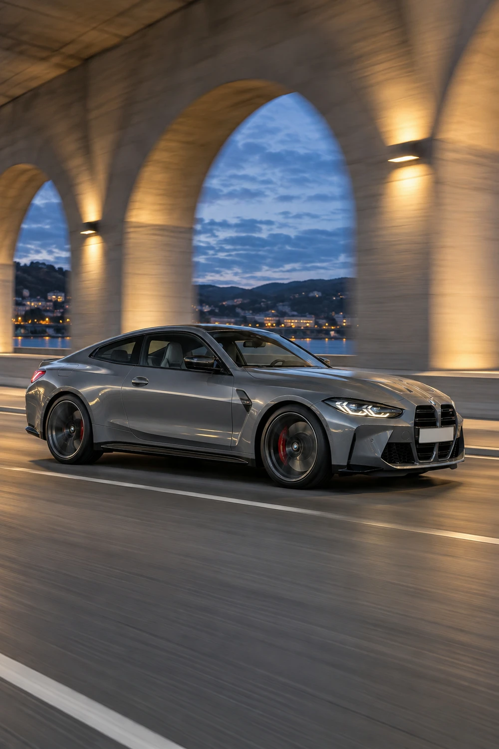 АВТО 1006875 BMW M4 G82 серый под арками