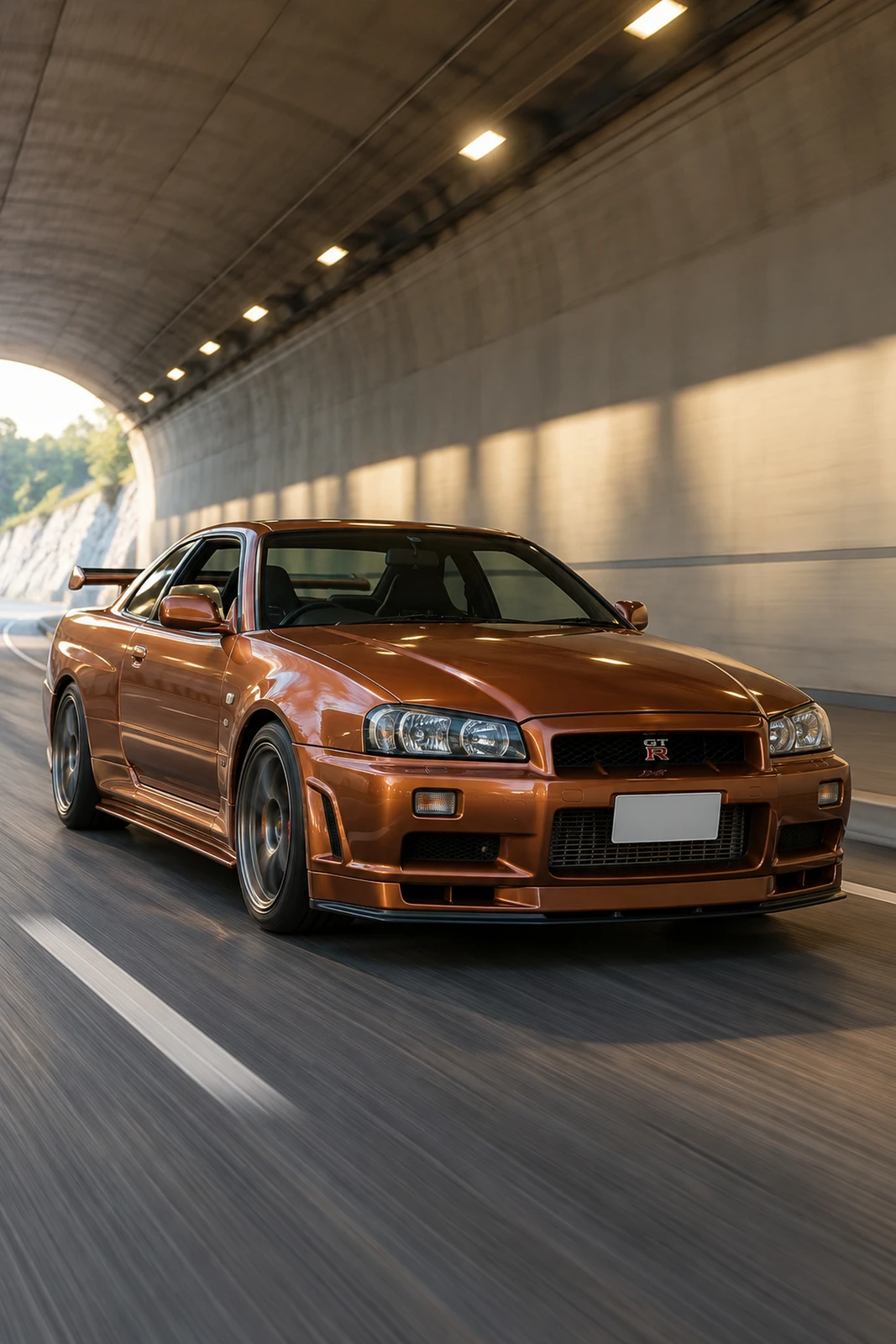 АВТО 1008057 Ниссан Скайлайн R34 медный Тоннель