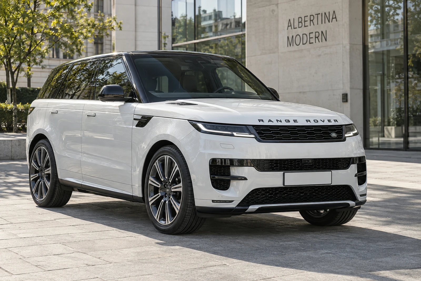 АВТО 1007954 Рейндж Ровер Спорт белый Вена