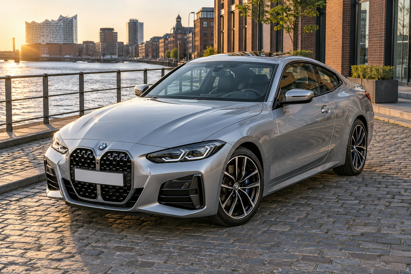 АВТО 1007896 БМВ M440i серебристый Гамбург