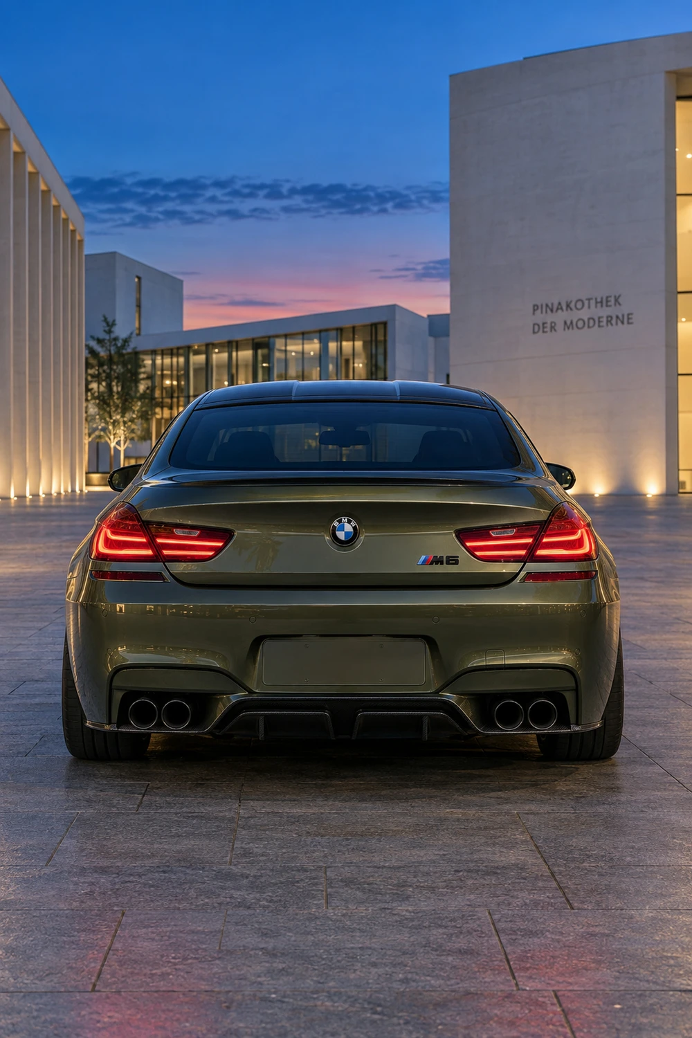 АВТО 1006845 BMW M6 Gran Coupe оливковый Мюнхен