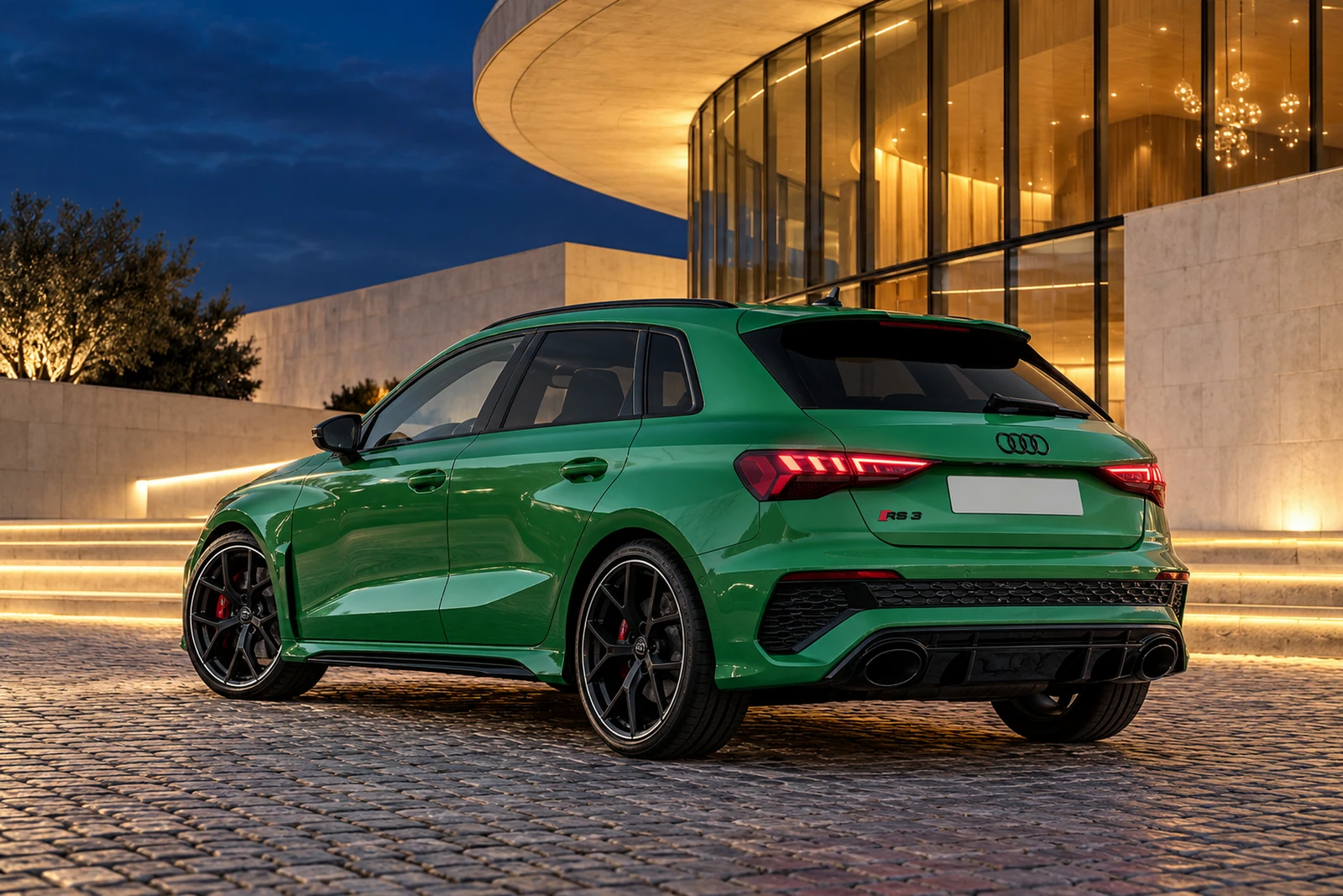 АВТО 1008338 Ауди RS3 Зелёный Ночной вход