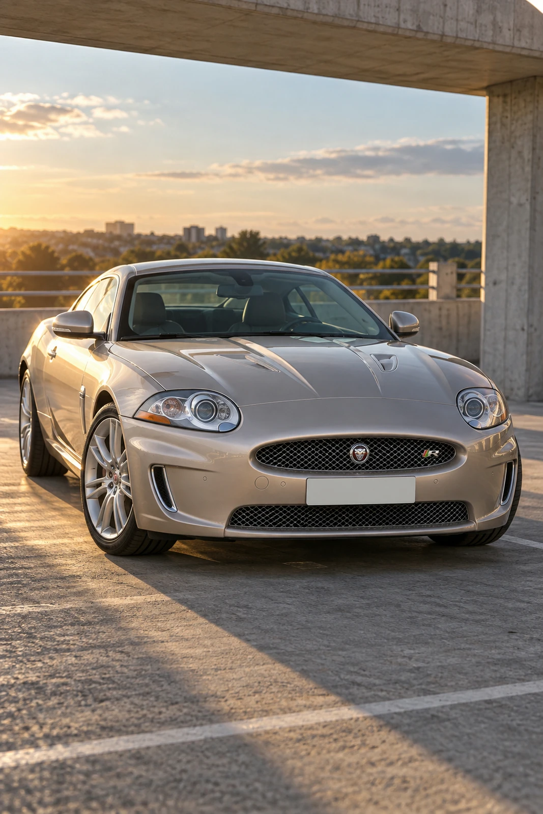 АВТО 1007979 Ягуар XKR шампань Открытый паркинг