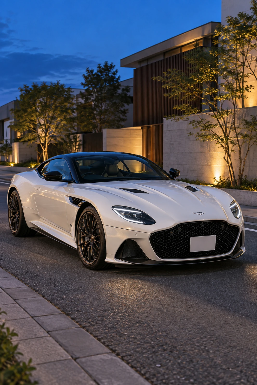 АВТО 1008033 Астон Мартин DBS белый Нагоя