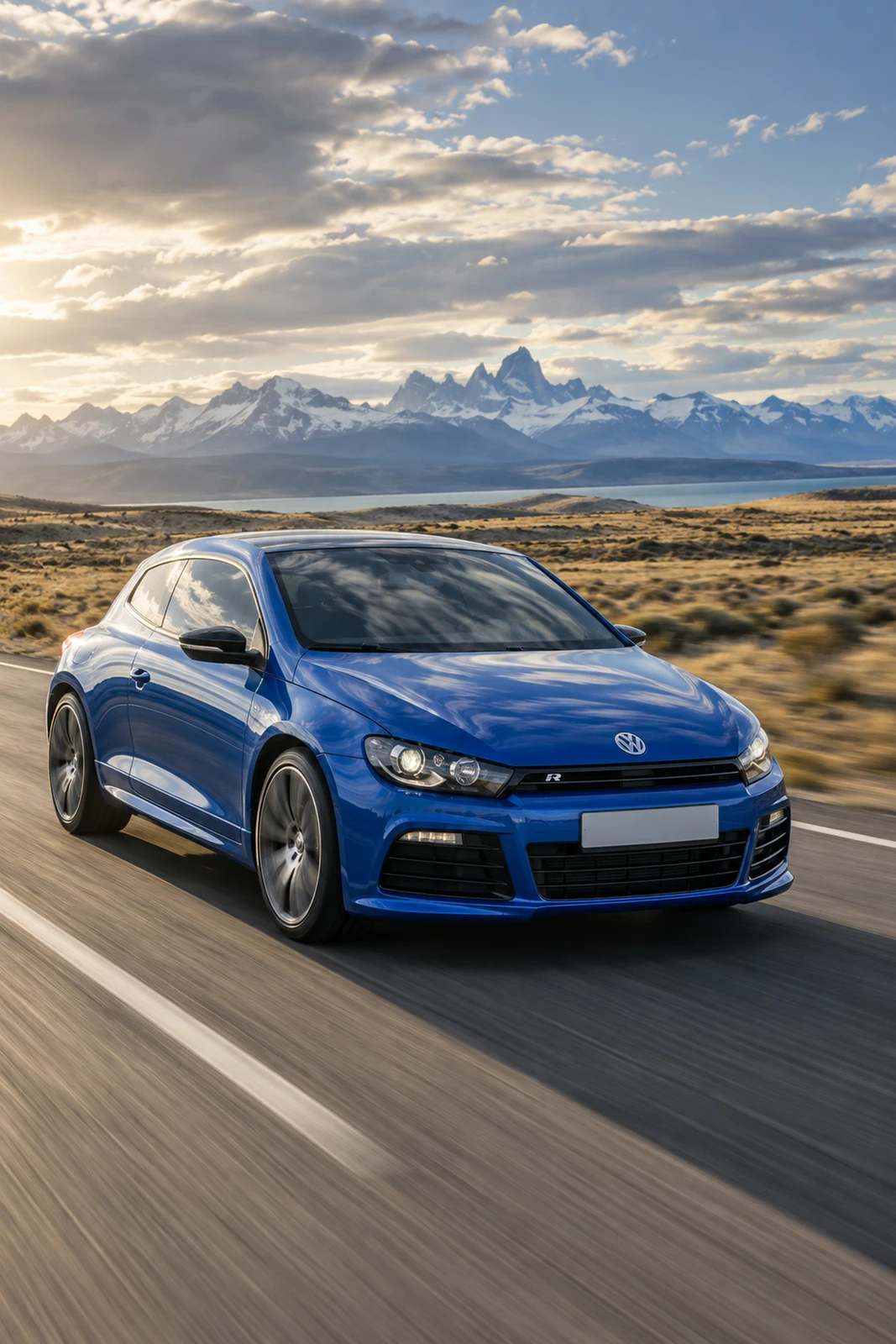 АВТО 1008647 Фольксваген Scirocco R синий Патагонское шоссе