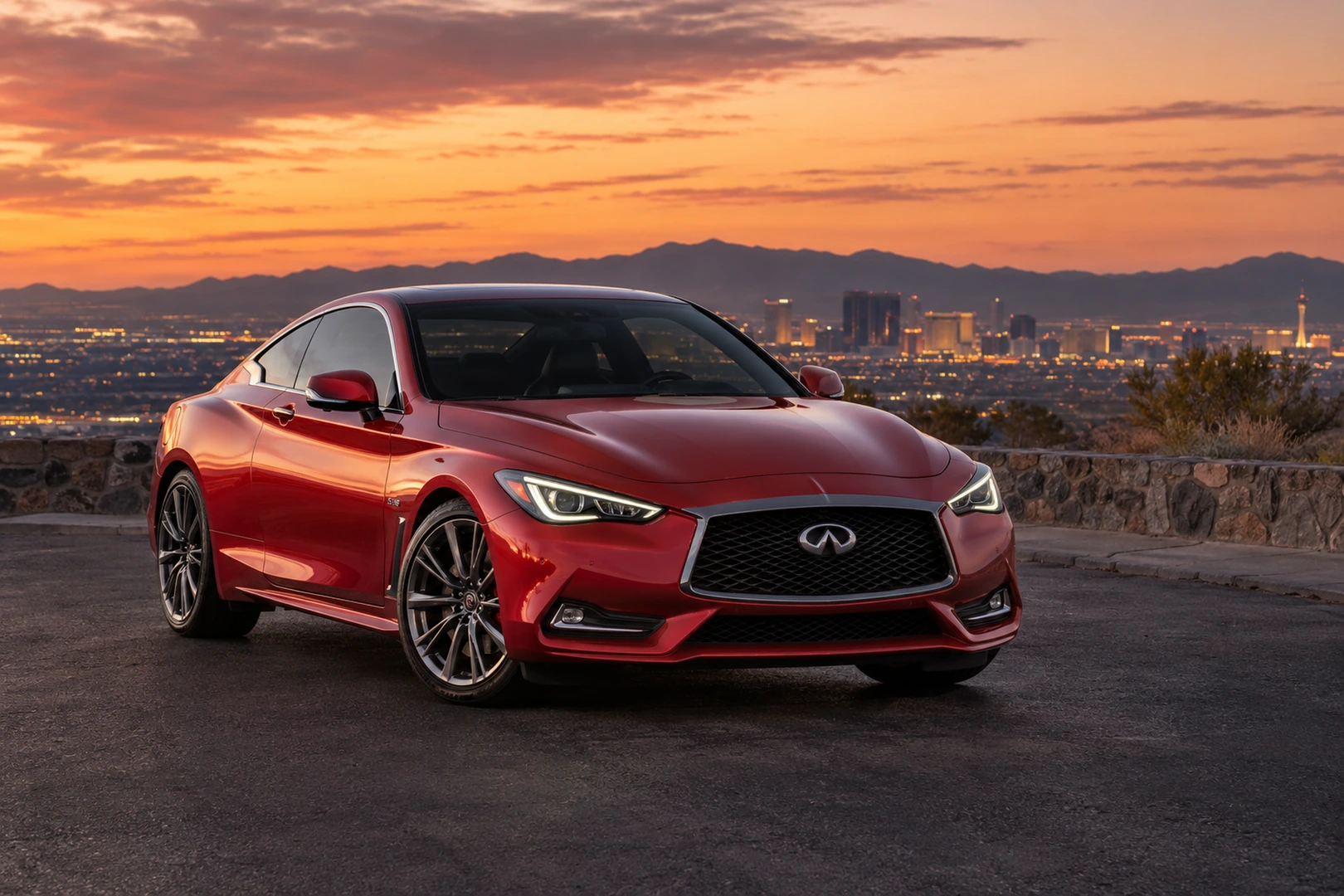 АВТО 1008894 Infiniti Q60 Red Sport