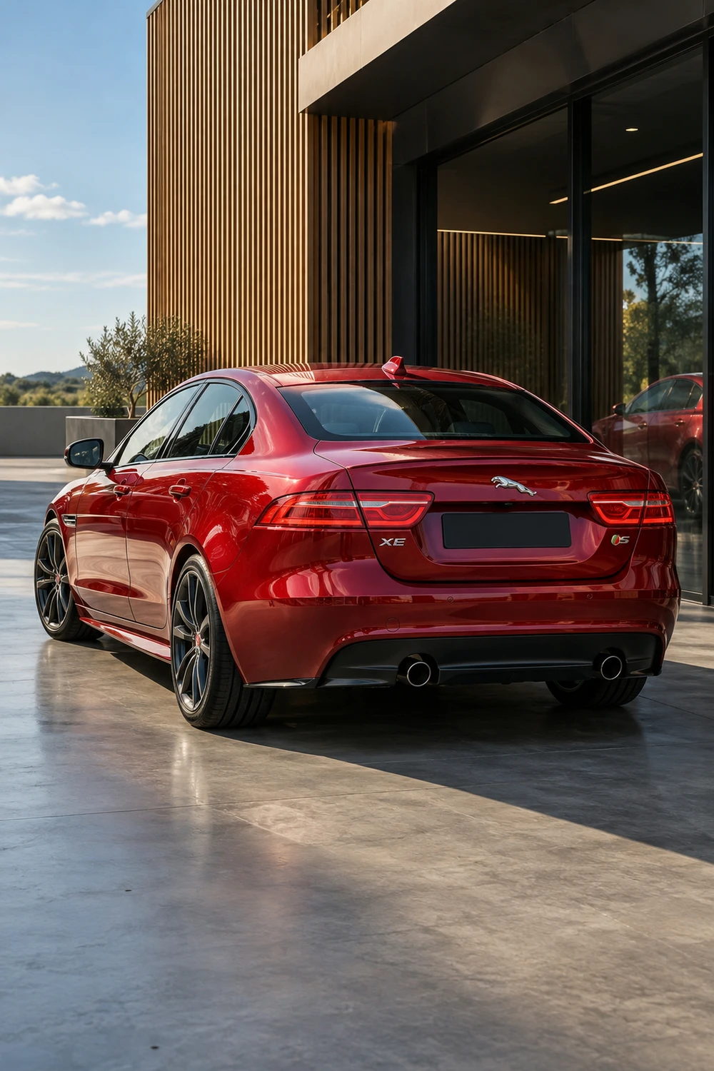 АВТО 1006874 Jaguar XE S красный бокс с ламелями