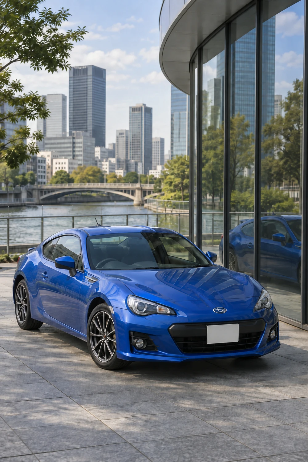 АВТО 1007338 Subaru BRZ синий Осака