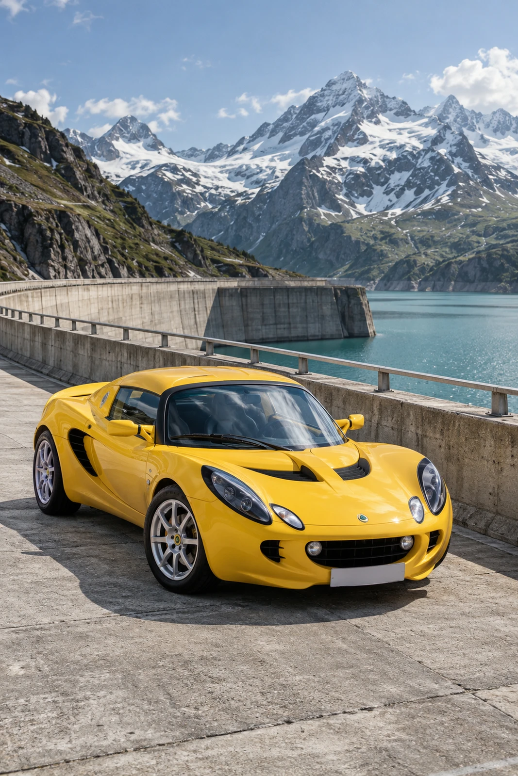 АВТО 1008617 Лотус Elise S2 жёлтый Швейцарская плотина