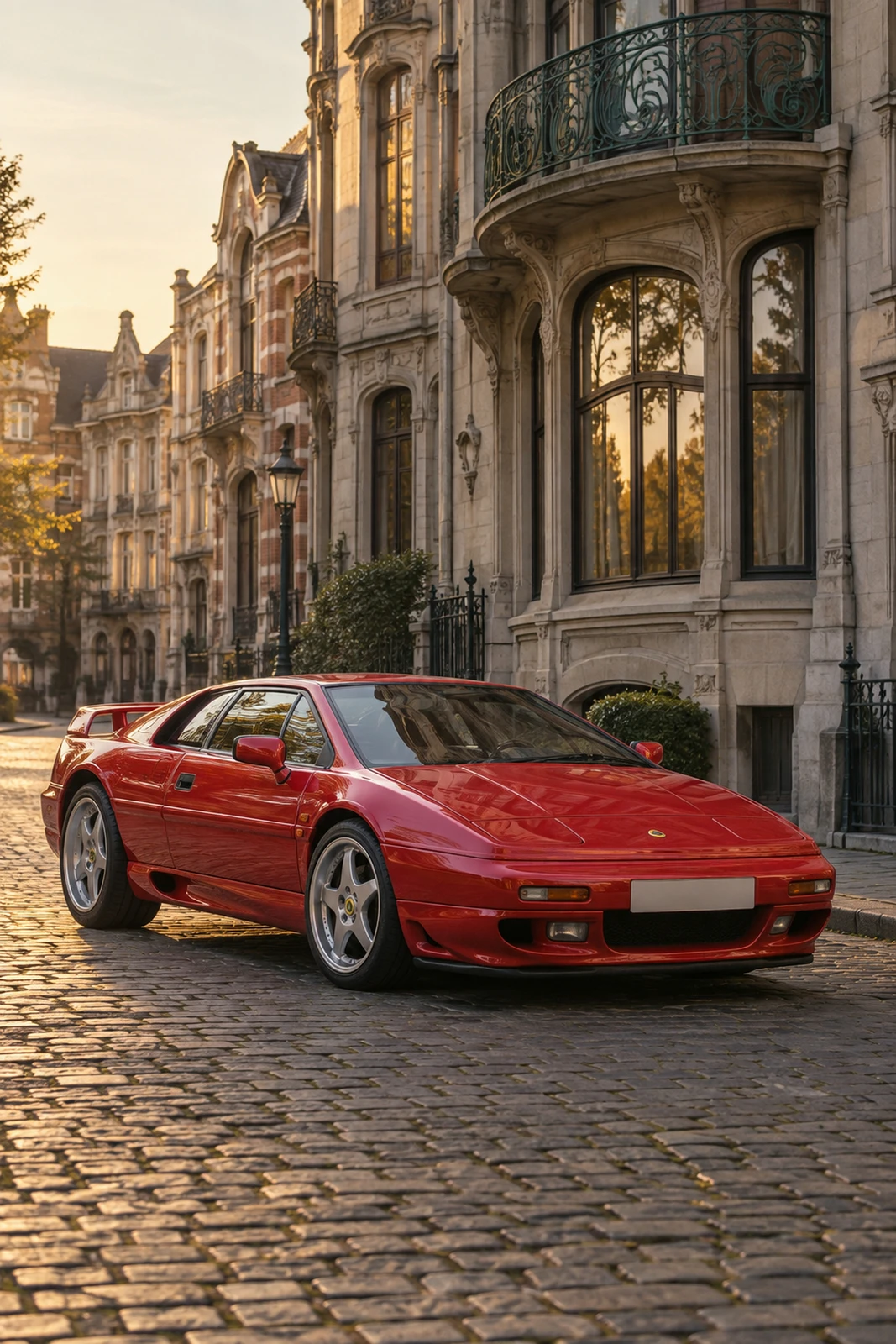 АВТО 1008667 Лотус Esprit V8 красный Брюссельская улица модерн