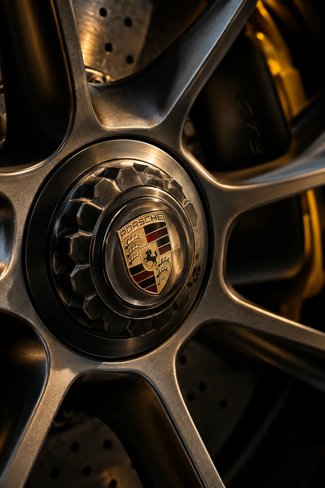 АВТО 1008039 Порше 911 GT3 Центральная гайка колеса