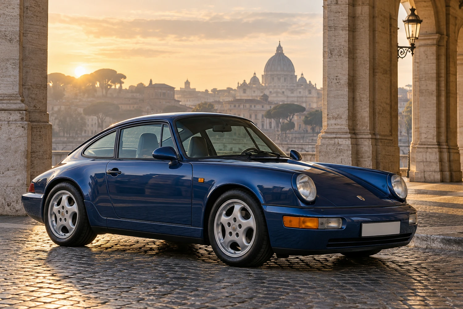 АВТО 1007299 Porsche 911 Carrera 964 синий Рим