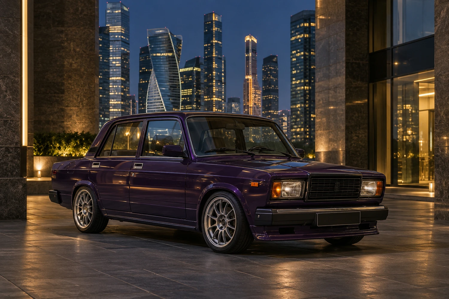 АВТО 1006813 2107 фиолетовый Москва