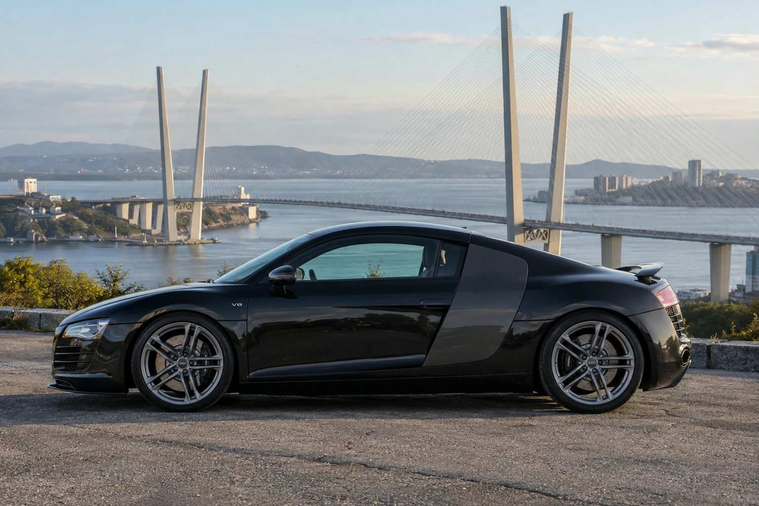 АВТО 1007422 Audi R8 V8 чёрный Владивосток