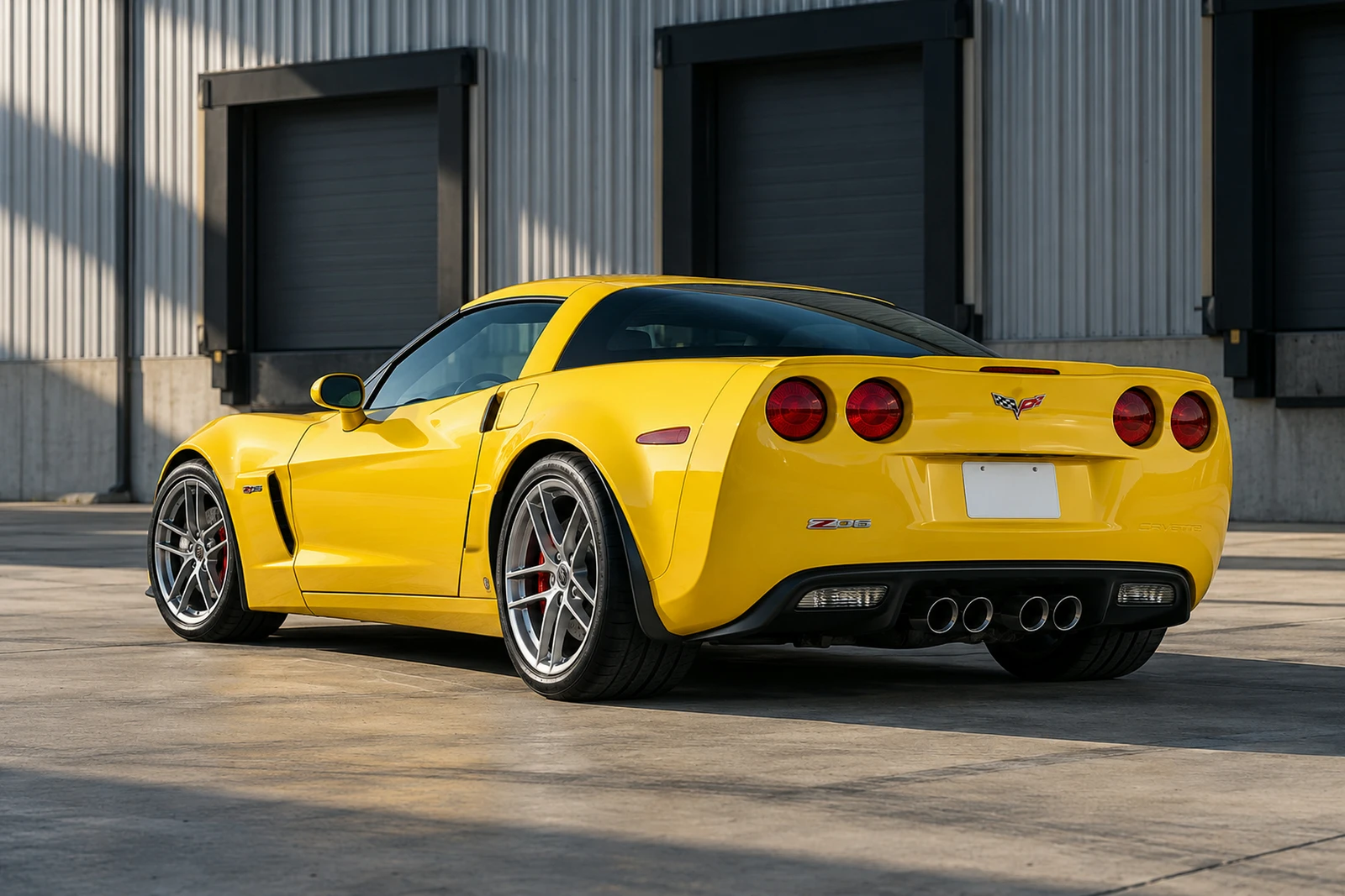 АВТО 1008366 Шевроле Корвет C6 Z06 Жёлтый Портовый ангар