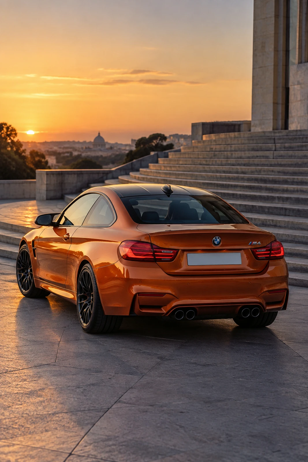 АВТО 1008233 БМВ M4 F82 оранжевый Каменный амфитеатр