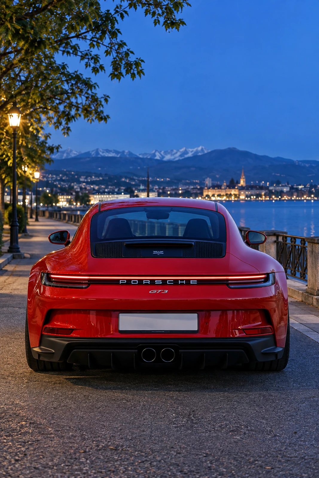 АВТО 1007883 Порше 911 GT3 Touring красный Цюрих