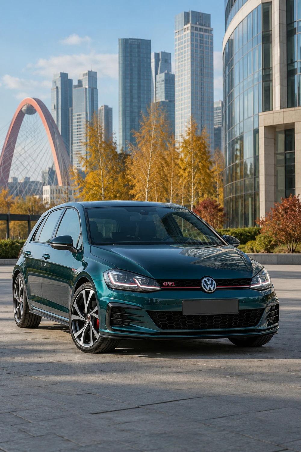 АВТО 1006766 Volkswagen Golf GTI Clubsport бирюзовый Москва