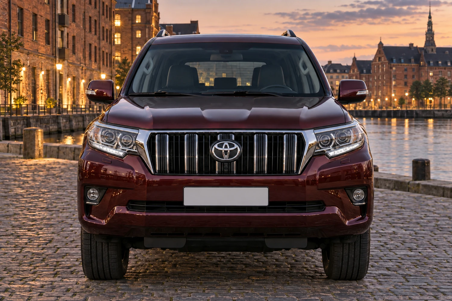 АВТО 1007197 Toyota Prado J150 бордовый Копенгаген
