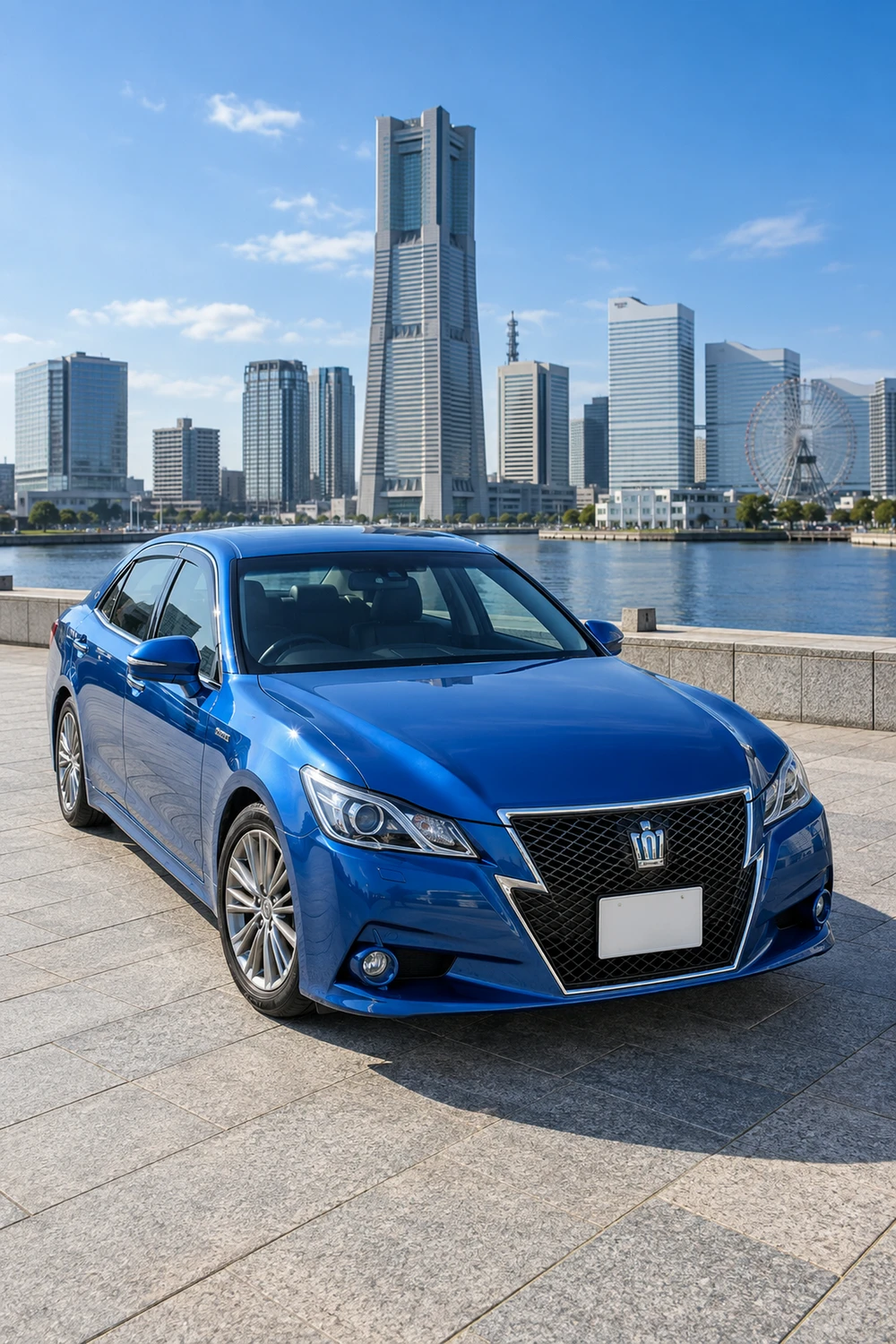 АВТО 1006741 Toyota Crown Athlete S210 лазурный Йокогама