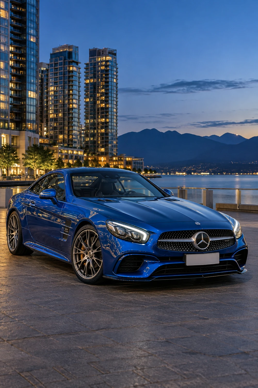 АВТО 1006934 Mercedes SL63 R231 синий Ванкувер