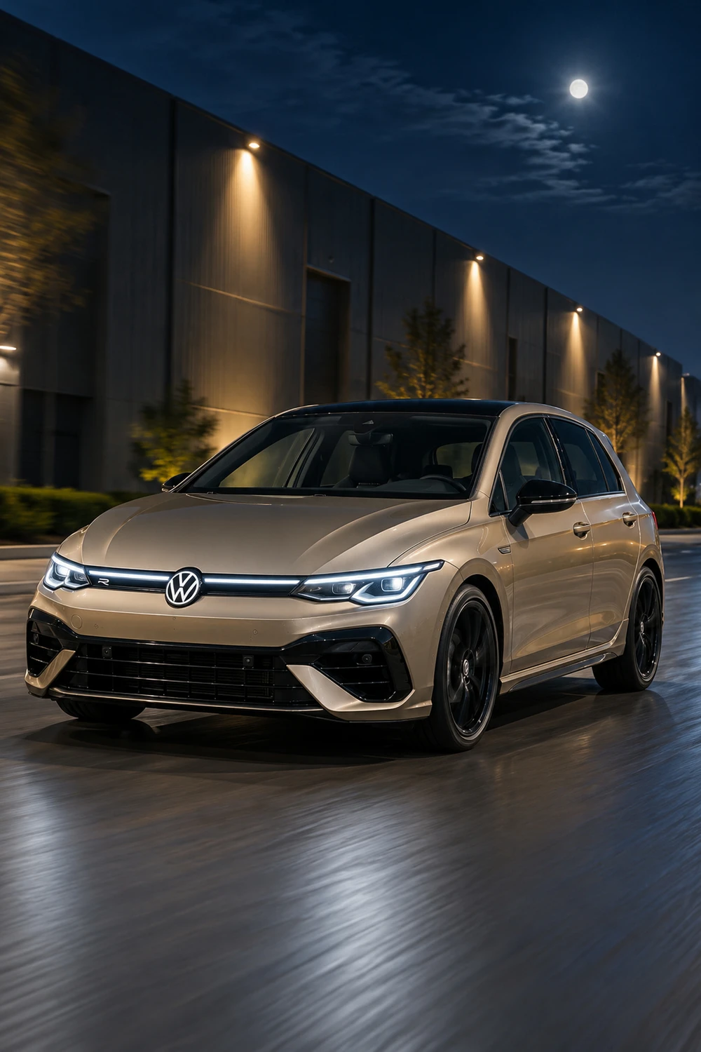 АВТО 1006833 Volkswagen Golf R Mk8 шампань индустриальная геометрия