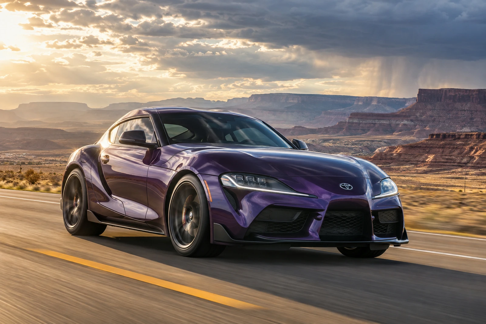 АВТО 1007800 Тойота-GR-Supra-A90-грозовая-пустыня